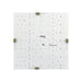 Moss LED 24V RGB White Panel 1x1 foot PCB front view white background
