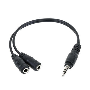 Moss LED 3.5mm stereo Y splitter cable with 1 male to 2 female connectors for Gantom fixture DMX data transmission