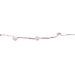 Moss LED 5V Pixel Dots RGB APA102 diffused dome string 3 dots on wire white background