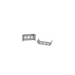 Moss LED ALLL-5035-D aluminum LED profile steel spring mounting clips pair showing two metal brackets with mounting holes for channel installation on white background