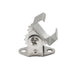 Moss LED ALM-1506 rotating mounting clip metal spring clip with screw pivot and mounting holes for aluminum channel