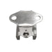 Moss LED ALM-1506 rotating mounting clip top view showing mounting plate with screw holes for aluminum channel installation