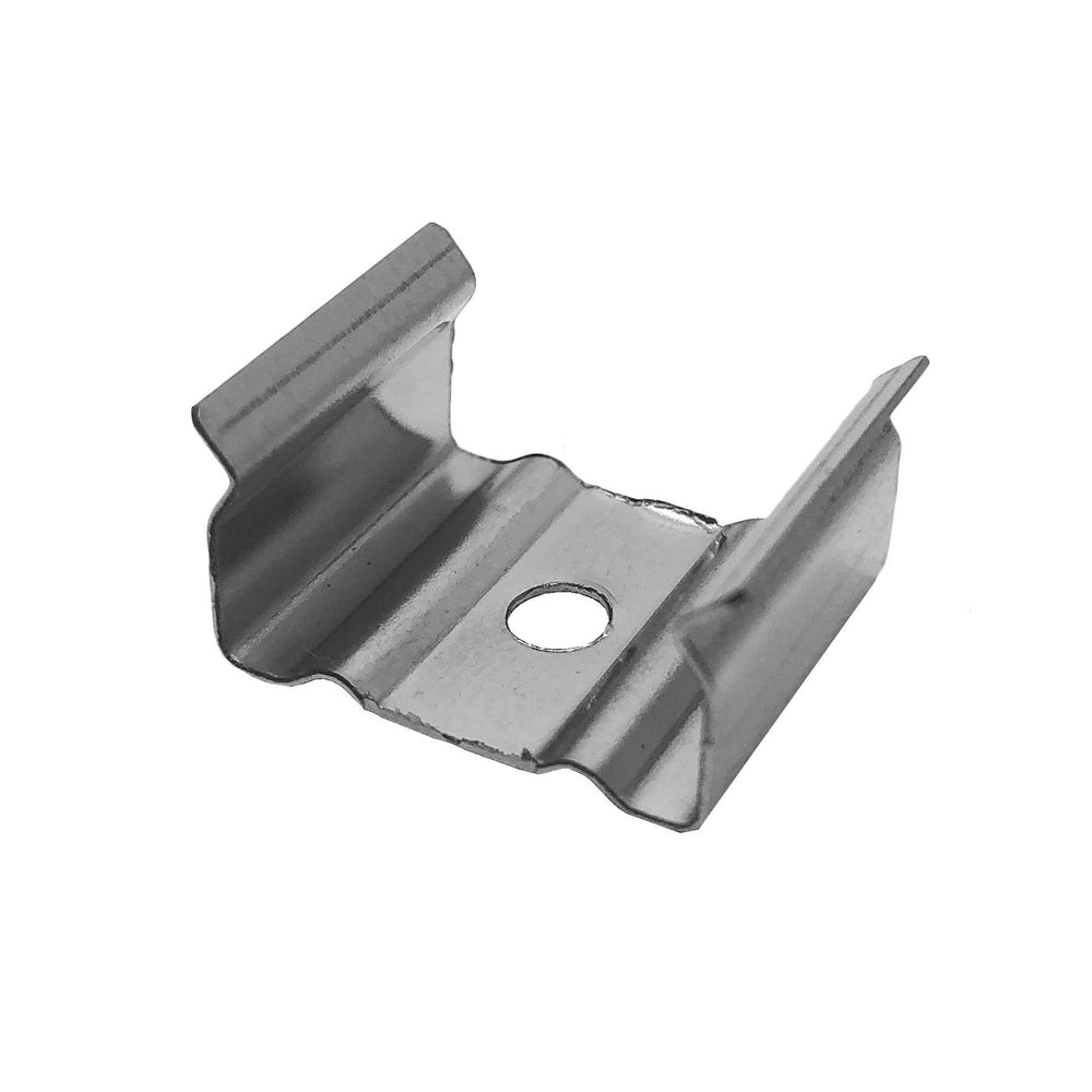 Moss LED ALM-2515 metal mounting clip with screw hole for aluminum channel LED profile
