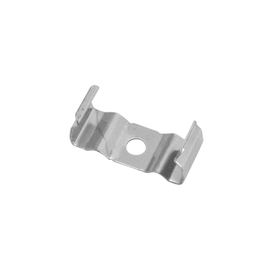 Moss LED ALM-2618B mounting clip metal spring clip with center screw hole for surface mounting aluminum channel LED profile secure installation accessory for LED strip lighting
