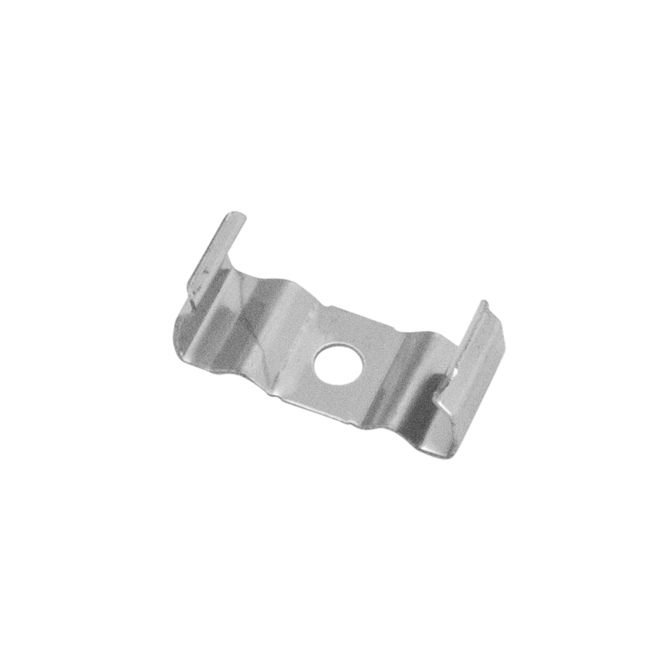 Moss LED ALM-2618B mounting clip metal spring clip with center screw hole for surface mounting aluminum channel LED profile secure installation accessory for LED strip lighting