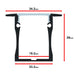 Moss LED ALM-3428 aluminum channel profile cross-section technical drawing showing dimensions 34.2mm top width 28mm height 23.2mm base width 19.2mm inner channel width flanged pendant surface mount channel only 2 meter for LED strip lighting installation