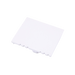 Moss LED ALM-4335 closed end cap without hole white plastic with serrated toothed edge for surface mount aluminum channel LED profile clean finish for LED strip lighting installation