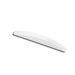 Moss LED ALM-5208 closed end cap without hole white plastic arched curved design for surface mount aluminum channel LED profile clean finish for wide LED strip lighting installation