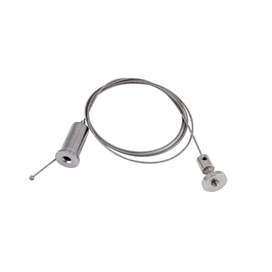 Moss LED ALM-O3030C aircraft cable hanger stainless steel suspension wire with ceiling mount eyelet and channel clip fittings for pendant hanging aluminum channel LED profile installation accessory