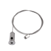 Moss LED ALM-O6060C aircraft cable hanger stainless steel suspension wire with ceiling mount eyelet and channel gripper clip fittings for pendant hanging aluminum channel LED profile installation accessory