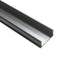 Moss LED ALQ-1848 surface mounting channel silver aluminum 2 meter length perspective view showing U-shaped channel profile for securing rectangular aluminum LED profile to ceiling or wall
