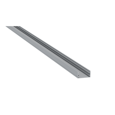 Moss LED ALQ-3015 aluminum LED channel only in silver 2.44 meter length