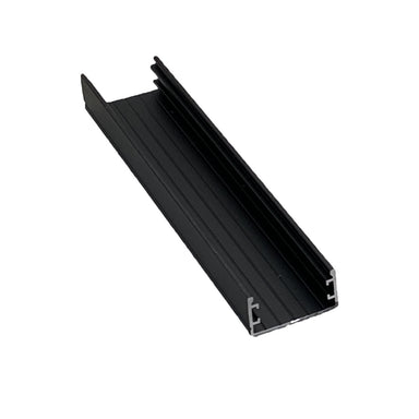 Moss LED ALQ-3015 aluminum channel only in black 2.44 meter length for LED strip lighting