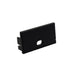 Moss LED ALQ-3015A end cap with hole in black for aluminum LED channel