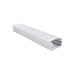 Moss LED ALQ-3015A flat white cover on aluminum channel profile 2.44 meter on white background