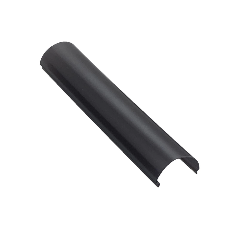 Moss LED ALQ-3015B black rounded cover for aluminum LED channel alternate angle view