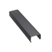 Moss LED ALQ-3015C black square cover for aluminum LED channel alternate angle view