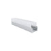 Moss LED ALQ-3015C square aluminum channel milky diffuser cover only snap-in profile angle view showing frosted white cover piece white background