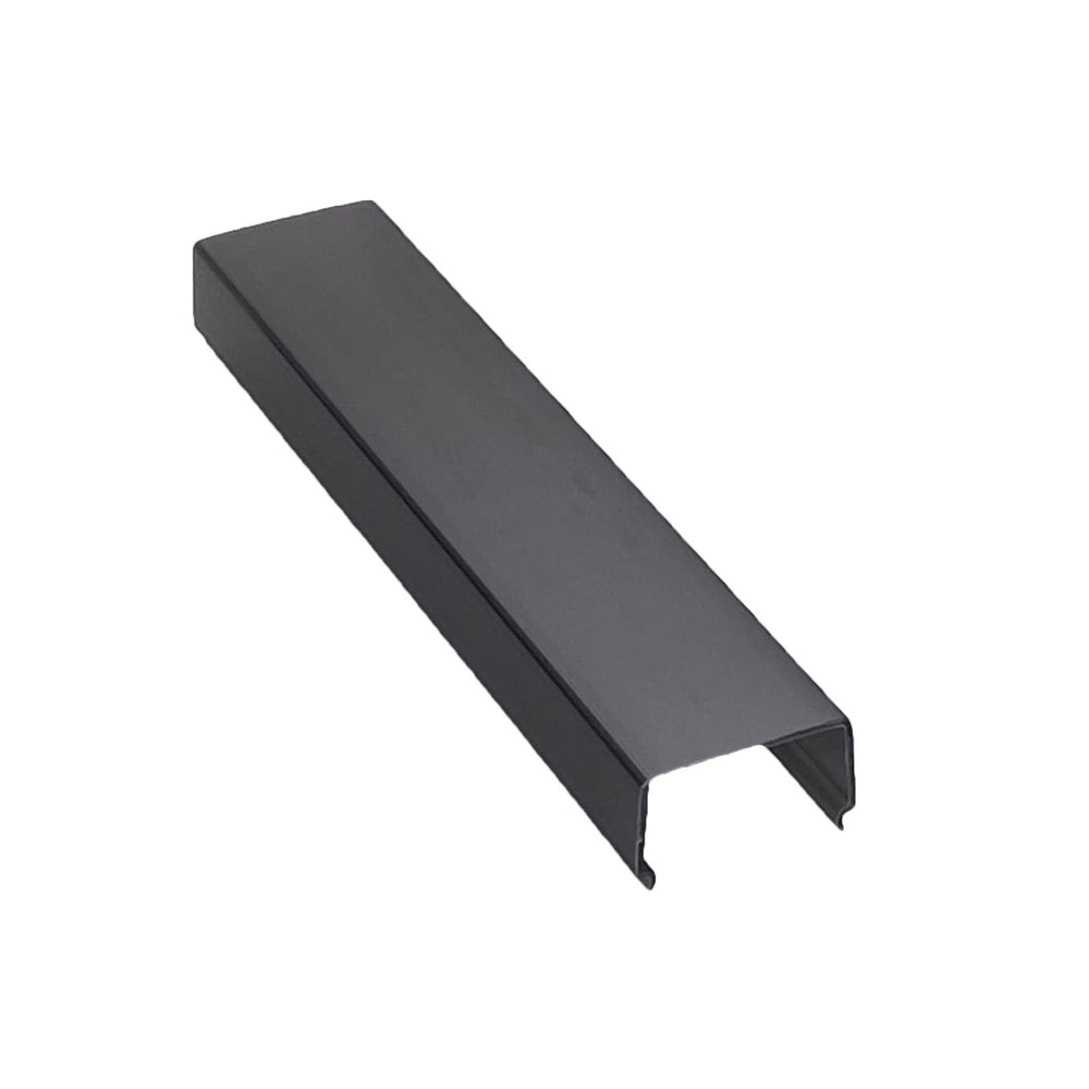 Moss LED ALQ-3015C square cover only in black 2.44 meter for aluminum LED channel