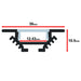 Moss LED ALS-A3010 surface mount aluminum channel profile cross-section technical drawing showing dimensions 30mm total width 10.5mm height 12.43mm inner width with diffuser cover slot for slim low-profile LED strip lighting installation