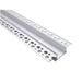 Moss LED ALSST-6114 aluminum channel only 2.44 meter length silver finish with mounting holes for LED strip installation