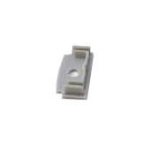 Moss LED ALSST-6114 aluminum channel profile end cap with wire feed-through hole silver finish for LED strip housing