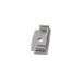 Moss LED ALSST-6114 aluminum channel profile end cap with wire feed-through hole silver finish for LED strip housing