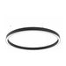 Moss LED Aluminum Channel MOSS-ALLL-5460-C circular ring chandelier profile black with milky cover suspended by aircraft cables on white background