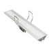 Moss LED aluminum channel MOSS-ALS-A3010 recessed silver profile with spring clips for ceiling mounting milky diffuser cover and end cap for LED strip lighting