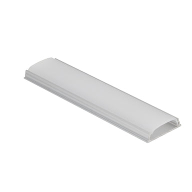 Moss LED ALQ-1807 flexible low profile aluminum channel with frosted polycarbonate cover for FlexLED strips