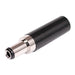 Moss LED DC Barrel Plug Field Installable Female 2.1mm x 5.5mm, Black Housing with Silver Tip, 5A for LED Power Cable Assembly