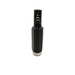 Moss LED DC Barrel Plug Field Installable Male 2.1mm x 5.5mm Upright View, Black Housing with Strain Relief and Knurled Nut, 5A for LED Power Cabling
