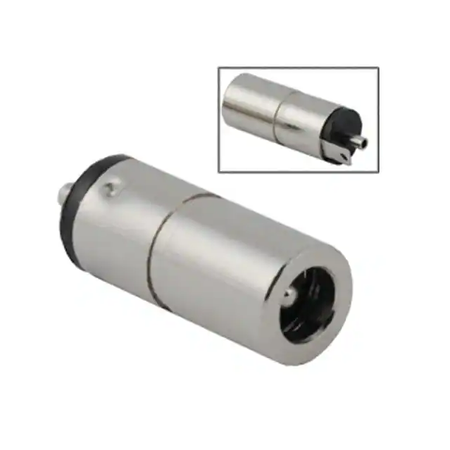 MossLED DC male field installable plug 1.35x3.5mm barrel connector with Astera NYX compatible panel mount jack set
