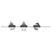 Moss LED EyeZoom Spotlight mounting diagram showing multiple fixtures in different positions on rail track