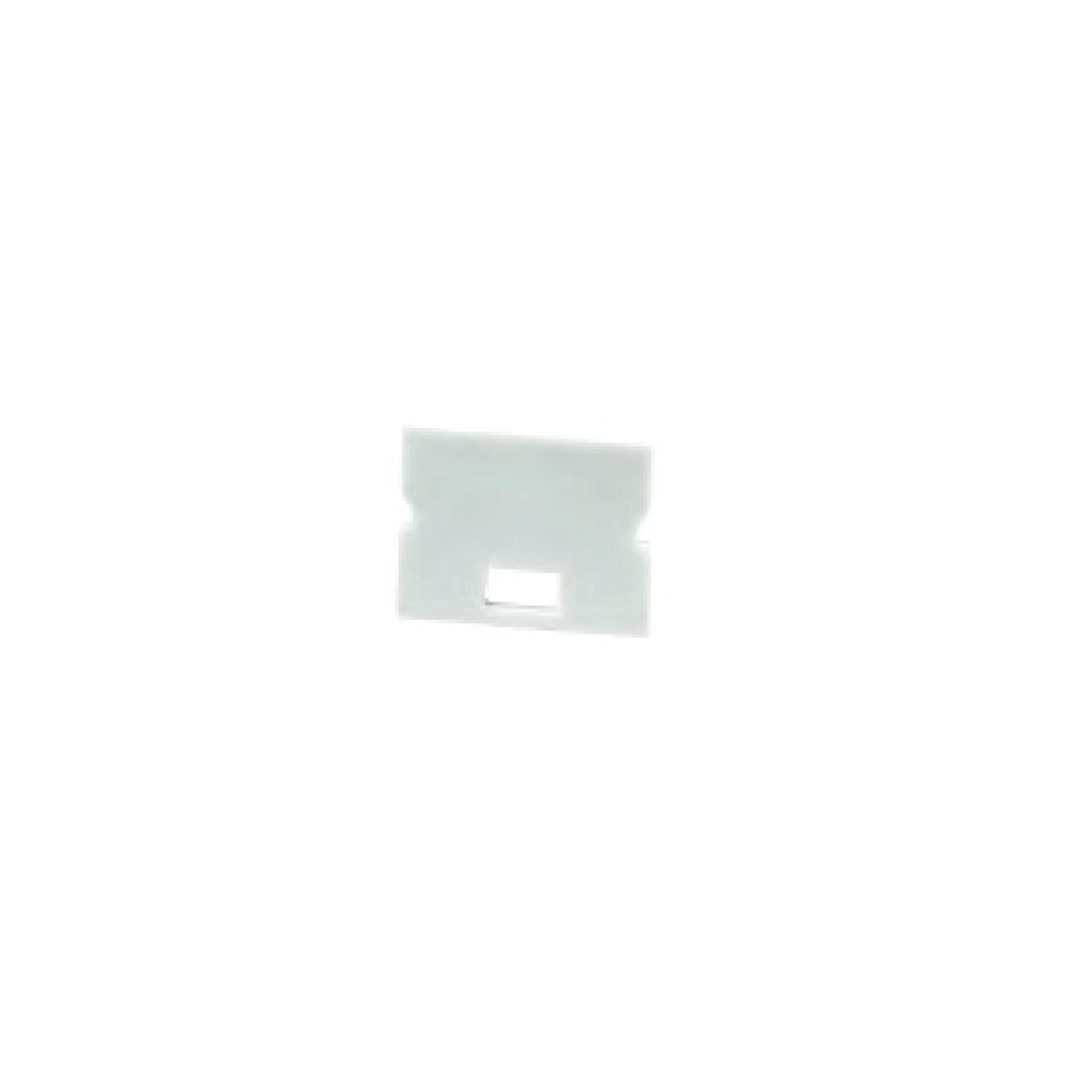Moss LED ESH-1814 end cap with hole for flexible neon housing translucent silicone cap with wire feed opening for ESH-1814 neon FlexLED profile