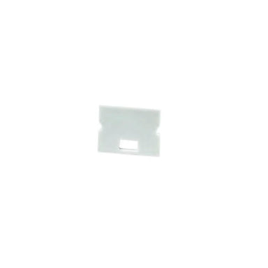 Moss LED ESH-1814 end cap with hole for flexible neon housing translucent silicone cap with wire feed opening for ESH-1814 neon FlexLED profile