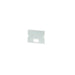 Moss LED ESH-1814 end cap with hole for flexible neon housing translucent silicone cap with wire feed opening for ESH-1814 neon FlexLED profile