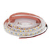 Moss LED FlexLED 60 White 24V 3000K warm white 60 LEDs per metre coiled reel bare wire leads white background