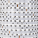 Moss LED FlexLED 70 Step-Up 24V RGB 5050 close-up detail of angle adjustable LED chip mounts on coiled reel white PCB