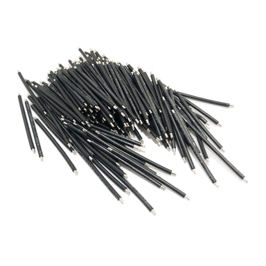 Moss LED jumper cables black pre-stripped and tinned wires bulk pile for LED soldering connections