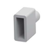 Moss LED Mini Neon FlexLED 4mm end cap with hole grey 3D render