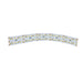Moss LED ML2 Panel FlexLED single panel curved showing flexibility on white background