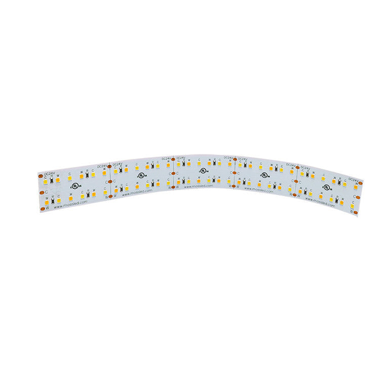 Moss LED ML2 Panel FlexLED single panel curved showing flexibility on white background
