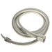 MossLED Neon FlexLED unlit clear silicone housing 24V flexible neon LED strip coiled showing off state with power connectors