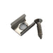 Moss LED neon FlexLED V2 mounting clip with screw vertical bend stainless steel metal hardware for securing neon LED strip housing