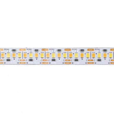Moss LED ShortCut FlexLED Bi-Colour 2700K 6000K 24V LED chip close-up macro warm cool white PCB