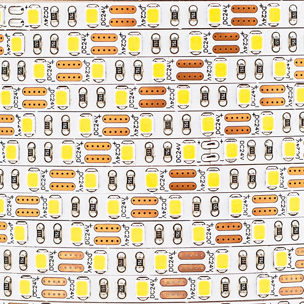 Moss LED ShortCut FlexLEDslim 88 White 24V multi CCT LED chip close-up macro white PCB DC24V