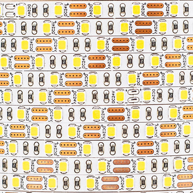 Moss LED ShortCut FlexLEDslim 88 White 24V multi CCT LED chip close-up macro white PCB DC24V