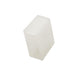 Moss LED Slim Neon FlexLED 6MM closed end cap white silicone seal cap for neon flex LED strip light on white background