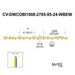 Moss LED SoftFLEX LED 1008 Dynamic White 24V COB spec diagram showing 4.16CM cut length 1008 LEDs per meter 12mm PCB and bare wire end